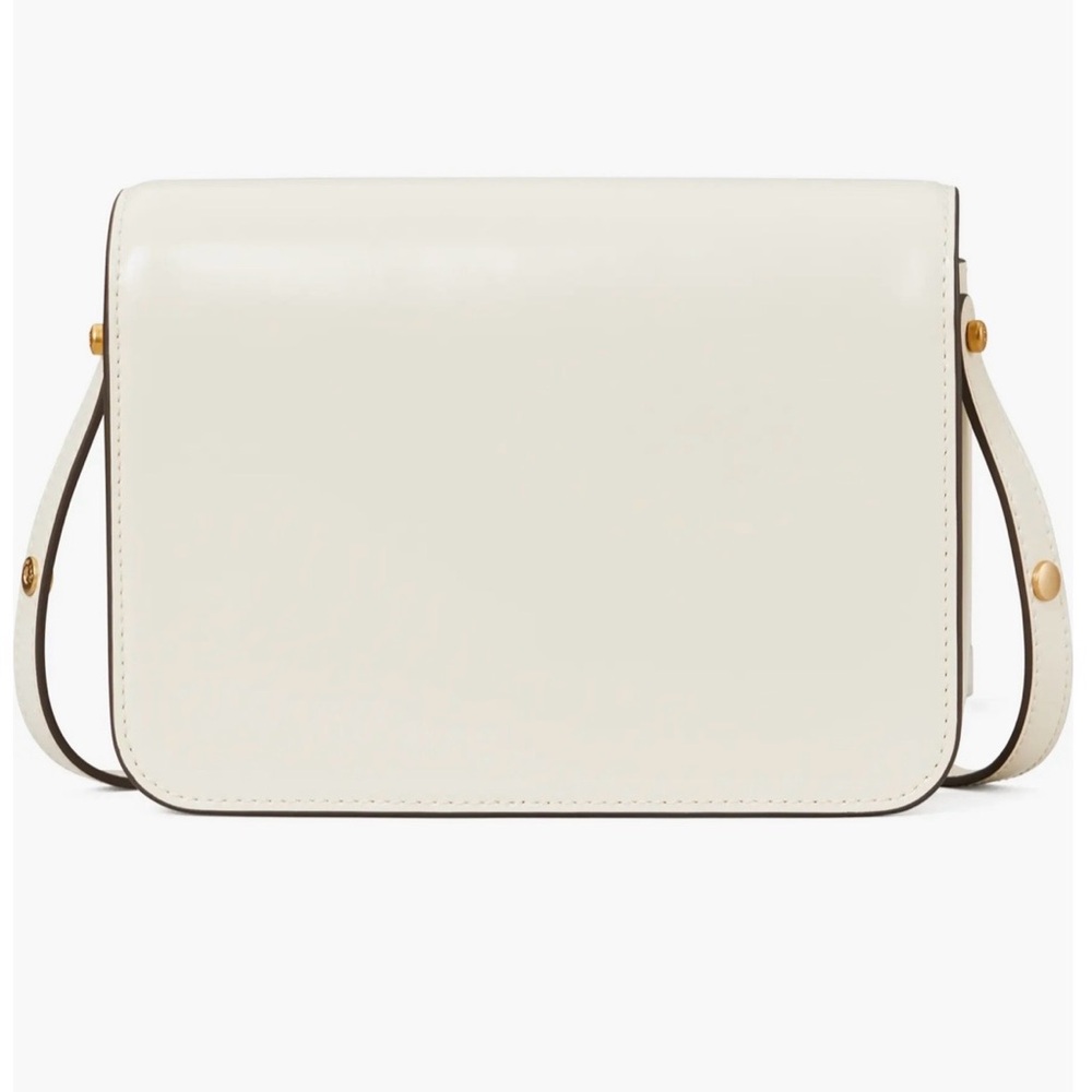 Tory Burch Ivory Crossbody Bag with Gold Accents - Picture 3 of 5
